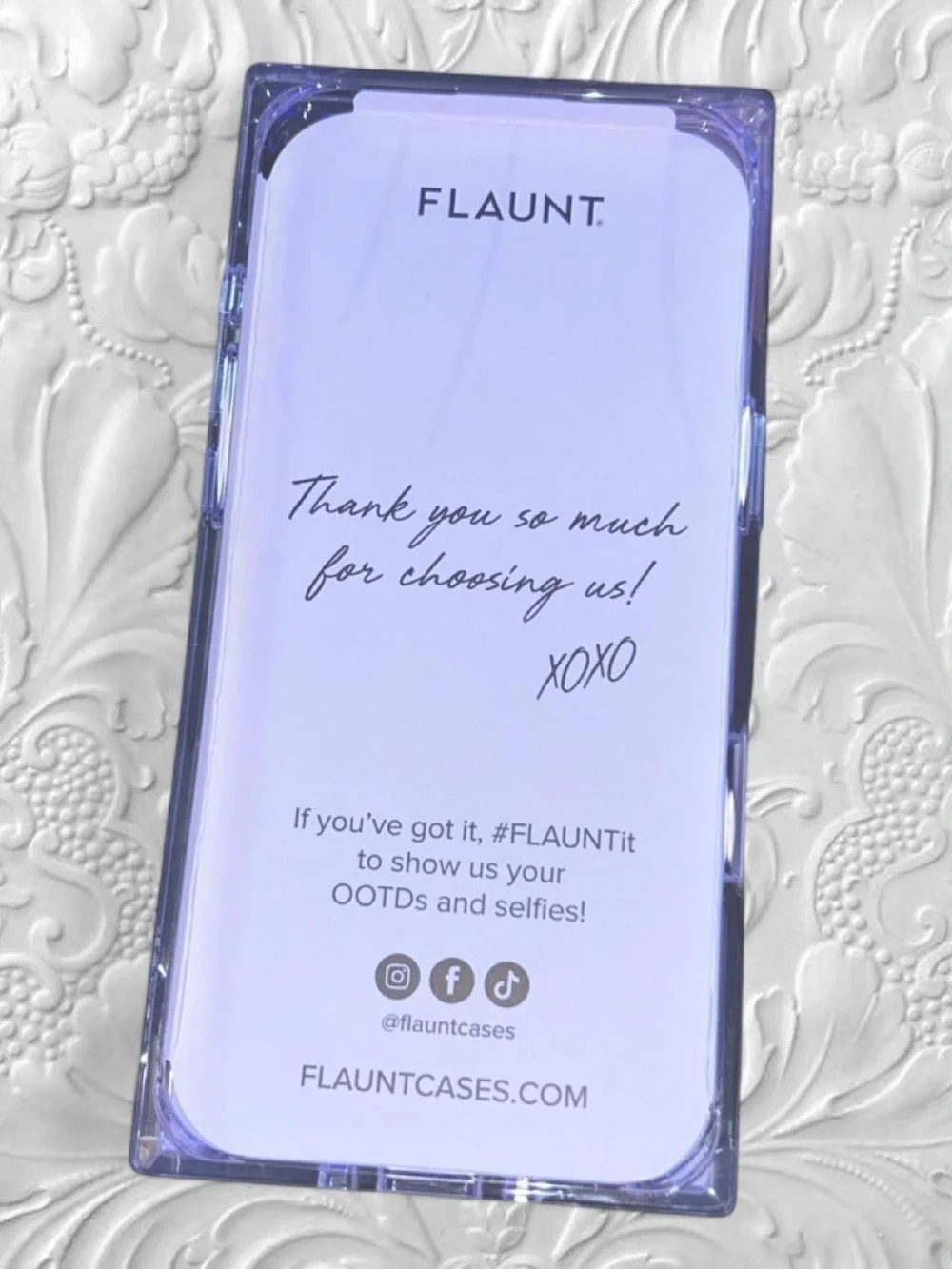 Flaunt iPhone Air Case (6.6”) in Pink Mother of Pearl 🔮
